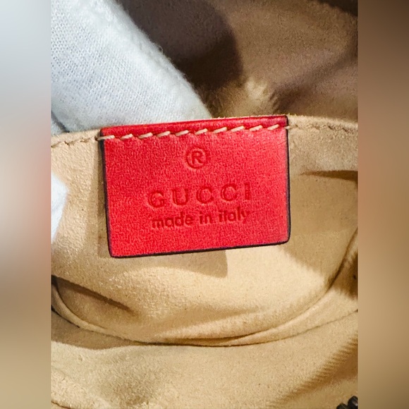 💎GUCCI GG MARMONT Quilted Belt Bag RANK A Size 85-34 Full Inclusion - Picture 12 of 16